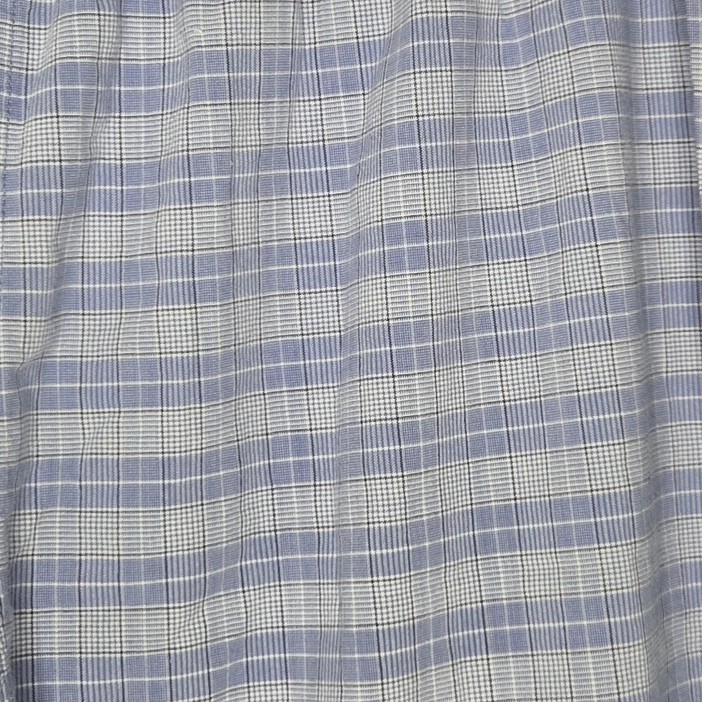 Polo Ralph Lauren Mens Blue Plaid Cotton Straight Leg Pajama Pants Medium